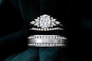 White Plating Rings