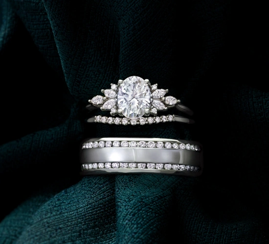 Borthwick Jewelry White Plating Rings