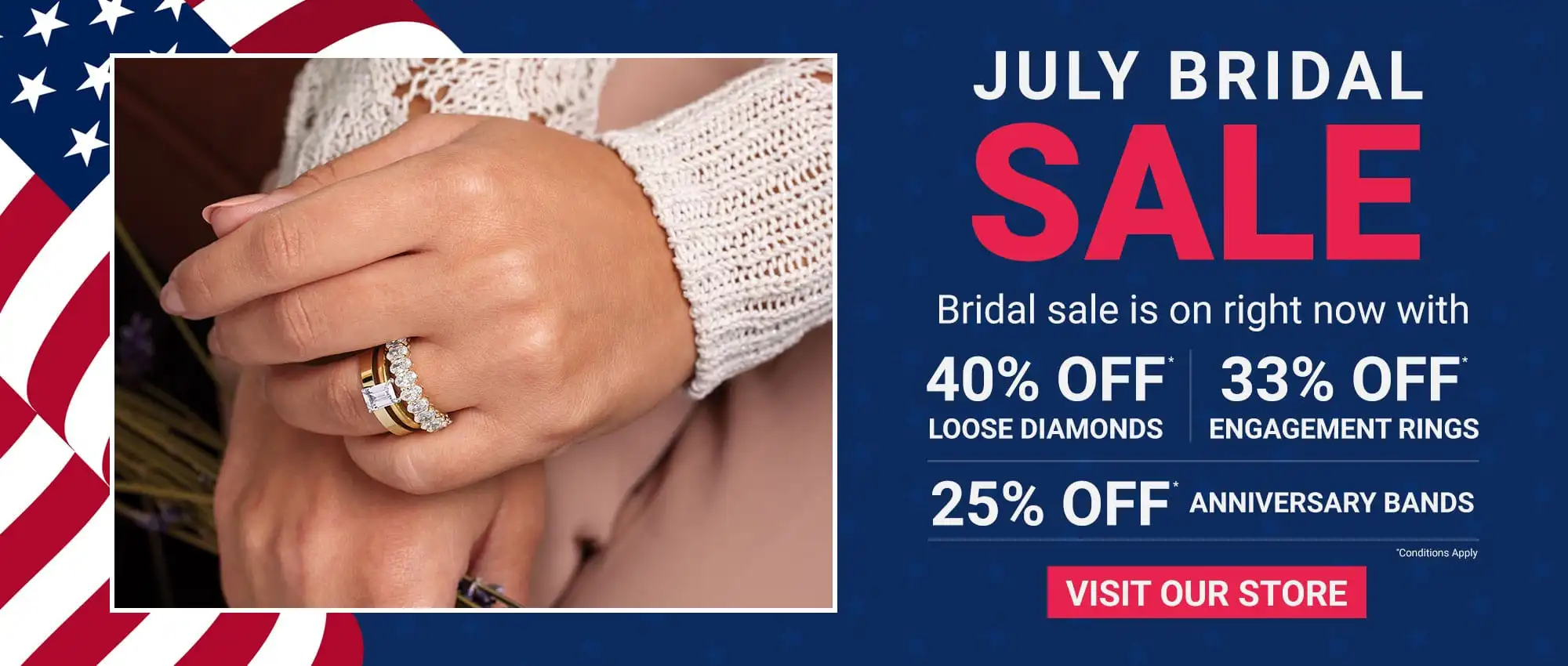 July Bridal Sale at Borthwick Jewelry